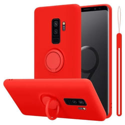 Coque - CADORABO - Samsung Galaxy S9 PLUS - Protection en silicone TPU - Design fin et léger - Rouge