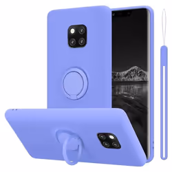 Coque pour Huawei MATE 20 PRO Housse en LIQUID LIGHT PURPLE Etui Case Cover Protection en Silicone TPU telephone portable