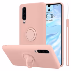 Coque pour Huawei P30 Housse en LIQUID PINK Etui Case Cover Protection en Silicone TPU telephone portable