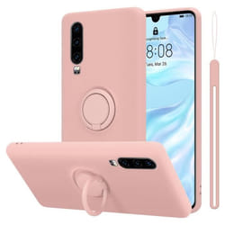 Coque pour Huawei P30 Housse en LIQUID PINK Etui Case Cover Protection en Silicone TPU telephone portable