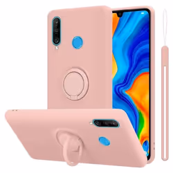 Coque pour Huawei P30 LITE Housse en LIQUID PINK Etui Case Cover Protection en Silicone TPU telephone portable