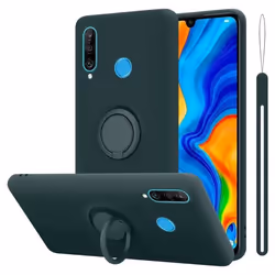 Coque pour Huawei P30 LITE Housse en LIQUID GREEN Etui Case Cover Protection en Silicone TPU telephone portable