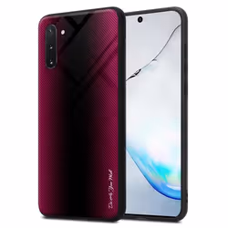Coque pour Samsung Galaxy NOTE 10 Housse en CRAMIN ROSE Etui Case Cover Protection en verre trempé et Silicone TPU