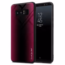 Coque pour Samsung Galaxy NOTE 8 Housse en CRAMIN ROSE Etui Case Cover Protection en verre trempé et Silicone TPU