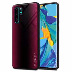 Coque pour Huawei P30 PRO Housse en CRAMIN ROSE Etui Case Cover Protection en verre trempé et Silicone TPU