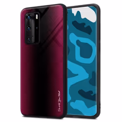 Coque pour Huawei P40 PRO / P40 PRO+ Housse en CRAMIN ROSE Etui Case Cover Protection en verre trempé et Silicone TPU