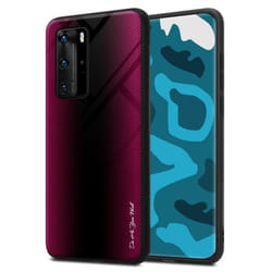 Coque pour Huawei P40 PRO / P40 PRO+ Housse en CRAMIN ROSE Etui Case Cover Protection en verre trempé et Silicone TPU