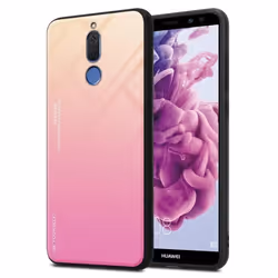 Coque - CADORABO - Mate 10 Lite - Bicolore Jaune/Rose - Antidérapante - TPU/Silicone