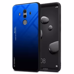 Coque pour Huawei MATE 10 PRO Housse en BLEU - NOIR Etui Case Cover Protection bicolore TPU