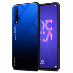 Coque de protection - CADORABO - Honor 20 / 20S / Huawei NOVA 5T - Bicolore - Verre trempé - Silicone TPU