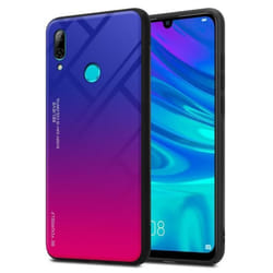 Coque pour Honor 10 LITE / Huawei P SMART 2019 Housse en VIOLETT - ROUGE Etui Case Cover Protection bicolore TPU