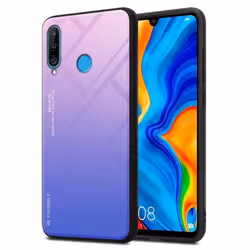 Coque pour Huawei P30 LITE Housse en ROSE - BLEU Etui Case Cover Protection bicolore TPU