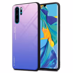 Coque pour Huawei P30 PRO Housse en ROSE - BLEU Etui Case Cover Protection bicolore TPU
