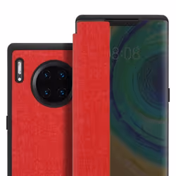 Etui pour Huawei MATE 30 PRO Coque en ROUGE Housse Case Cover Protection fonction de support Portefeuille Wallet