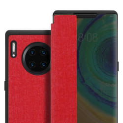 Etui pour Huawei MATE 30 PRO Coque en ROUGE Housse Case Cover Protection fonction de support Portefeuille Wallet