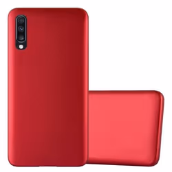 Coque - CADORABO - A70 / A70s - Métallique Rouge - Protection Silicone TPU - Design Fin et Léger