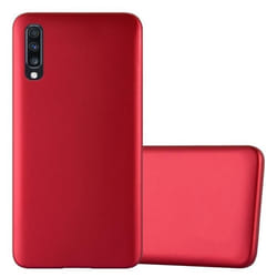Coque - CADORABO - A70 / A70s - Métallique Rouge - Protection Silicone TPU - Design Fin et Léger