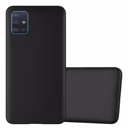 Étui pour Samsung Galaxy A71 4G - CADORABO - METALLIC NOIR - Protection TPU - Design ultra fin - Souple