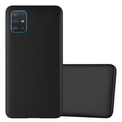 Étui pour Samsung Galaxy A71 4G - CADORABO - METALLIC NOIR - Protection TPU - Design ultra fin - Souple