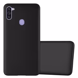 Coque pour Samsung Galaxy A11 / M11 Housse en METALLIC NOIR Etui Case Cover Protection Silicone TPU Cover matte