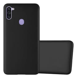 Coque pour Samsung Galaxy A11 / M11 Housse en METALLIC NOIR Etui Case Cover Protection Silicone TPU Cover matte