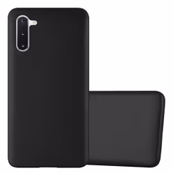 Coque pour Samsung Galaxy NOTE 10 Housse en METALLIC NOIR Etui Case Cover Protection Silicone TPU Cover matte