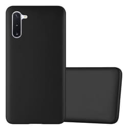 Coque pour Samsung Galaxy NOTE 10 Housse en METALLIC NOIR Etui Case Cover Protection Silicone TPU Cover matte