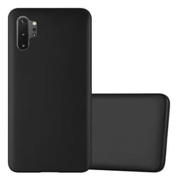 Coque pour Samsung Galaxy NOTE 10 PLUS Housse en METALLIC NOIR Etui Case Cover Protection Silicone TPU Cover matte