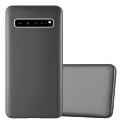 Coque pour Samsung Galaxy S10 5G Housse en METALLIC GRIS Etui Case Cover Protection Silicone TPU Cover matte