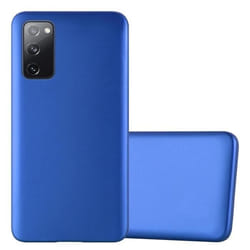 Coque pour Samsung Galaxy S20 FE Housse en METALLIC BLEU Etui Case Cover Protection Silicone TPU Cover matte