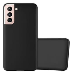 Coque - CADORABO - Samsung Galaxy S21 5G - Protection Silicone TPU - Design Fin - Couleur Noir