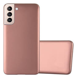 Coque pour Samsung Galaxy S21 PLUS Housse en METALLIC OR ROSE Etui Case Cover Protection Silicone TPU Cover matte