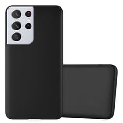 Coque pour Samsung Galaxy S21 ULTRA Housse en METALLIC NOIR Etui Case Cover Protection Silicone TPU Cover matte