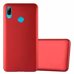 Coque pour Honor 10 LITE / Huawei P SMART 2019 Housse en METALLIC ROUGE Etui Case Cover Protection Silicone TPU Cover matte