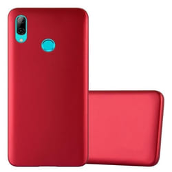 Coque pour Honor 10 LITE / Huawei P SMART 2019 Housse en METALLIC ROUGE Etui Case Cover Protection Silicone TPU Cover matte