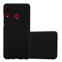 Coque - CADORABO - Samsung Galaxy A20s - Protection silicone TPU - Design fin - Couleur Frost Noir