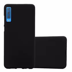 Housse pour téléphone - CADORABO - Samsung Galaxy A9 2018 - Silicone TPU - Protection fine - Frost Noir
