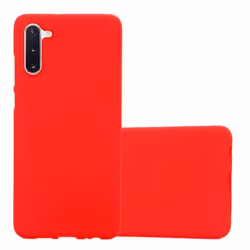 Coque - CADORABO - Samsung Galaxy NOTE 10 - Silicone TPU - Protection Chocs - Frost Rouge
