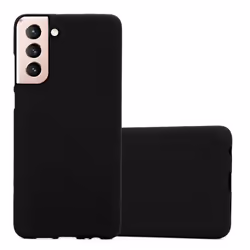 Housse pour Samsung Galaxy S21 5G Coque en FROST NOIR Case Cover Protection Silicone TPU Etui
