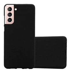 Housse pour Samsung Galaxy S21 5G Coque en FROST NOIR Case Cover Protection Silicone TPU Etui