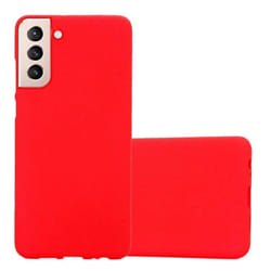Housse pour Samsung Galaxy S21 PLUS Coque en FROST ROUGE Case Cover Protection Silicone TPU Etui