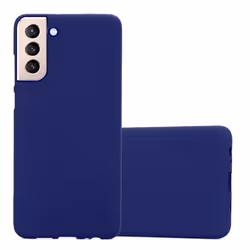 Housse pour Samsung Galaxy S21 PLUS Coque en FROST BLEU FONCÉ Case Cover Protection Silicone TPU Etui
