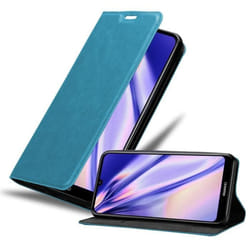 Coque pour Huawei Y6S Housse en TURQUOISE PÉTROLE Etui Case Cover Protection Portefeuille Wallet