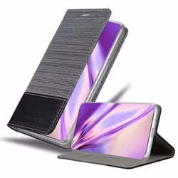 Coque pour Samsung Galaxy NOTE 20 ULTRA Housse en GRIS NOIR Etui Case Cover Protection fermeture magnétique