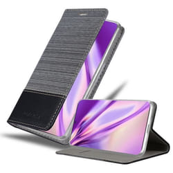 Coque pour Samsung Galaxy NOTE 20 ULTRA Housse en GRIS NOIR Etui Case Cover Protection fermeture magnétique