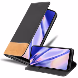 Cadorabo DE-153297, Folio porte carte, Samsung, Galaxy A20s, 16,5 cm (6.5"), Beige, Marron foncé
