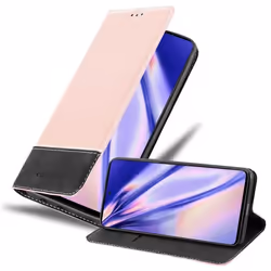 Coque pour Samsung Galaxy A51 4G / M40s Housse en ROSE NOIR Etui Cover Protection fermeture magnétique fonction de support