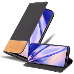 Etui pour Samsung Galaxy A71 4G - CADORABO - Noir Brun - Similicuir - Fermeture magnétique - Fonction stand