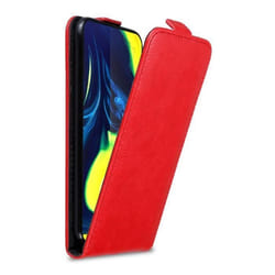 Coque - CADORABO - A80 / A90 4G - Rouge de pomme - Flip magnétique - Protection complète