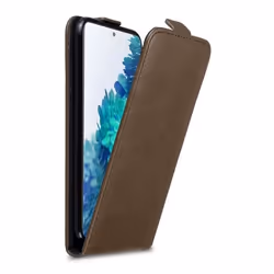 Coque pour Samsung Galaxy S20 FE Etui en MARRON CAFÉ Housse Case Cover Protection Flip magnétique Portefeuille